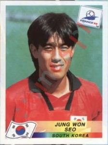 347 Seo Jung Won – FIFA World Cup France 1998 Panini