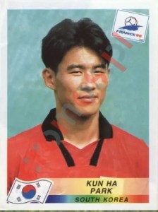 350 Park Kun Ha – FIFA World Cup France 1998 Panini