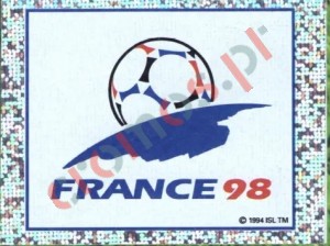2 Official Emblem – FIFA World Cup France 1998 Panini