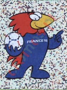 3 Official Mascot – FIFA World Cup France 1998 Panini