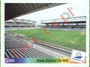 7 Stade Gerland – FIFA World Cup France 1998 Panini