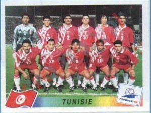 480 Team Tunisia – FIFA World Cup France 1998 Panini