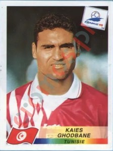 490 Kaies Ghodbane – FIFA World Cup France 1998 Panini