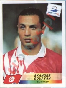 492 Skander Souayah – FIFA World Cup France 1998 Panini