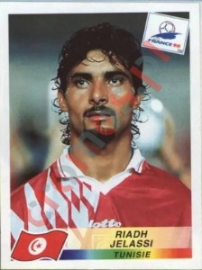 496 Riadh Jelassi – FIFA World Cup France 1998 Panini