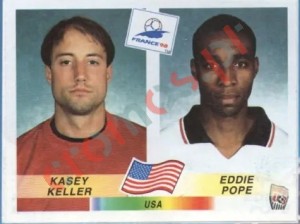 408 Kasey Keller / Eddie Pope – FIFA World Cup France 1998 Panini