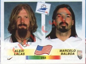 409 Alexi Lalas / Marcelo Balboa – FIFA World Cup France 1998 Panini