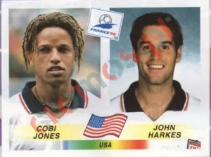 412 Cobi Jones / John Harkes – FIFA World Cup France 1998 Panini