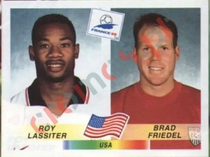 416 Roy Lassiter / Brad Friedel – FIFA World Cup France 1998 Panini