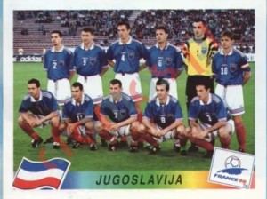 389 Team Yugoslavia – FIFA World Cup France 1998 Panini