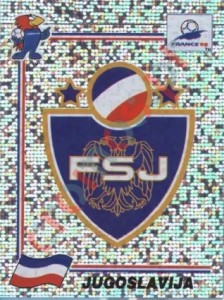 390 Emblem Yugoslavia – FIFA World Cup France 1998 Panini