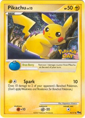 9-normal-pokemonday Pikachu (Pokémon Day stamp) – POP Series 6