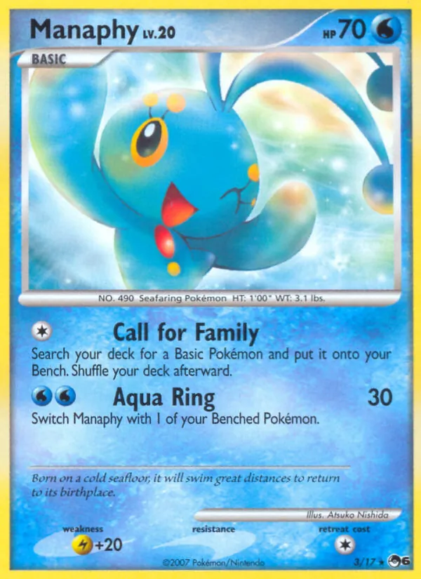 3 Manaphy – POP Series 6