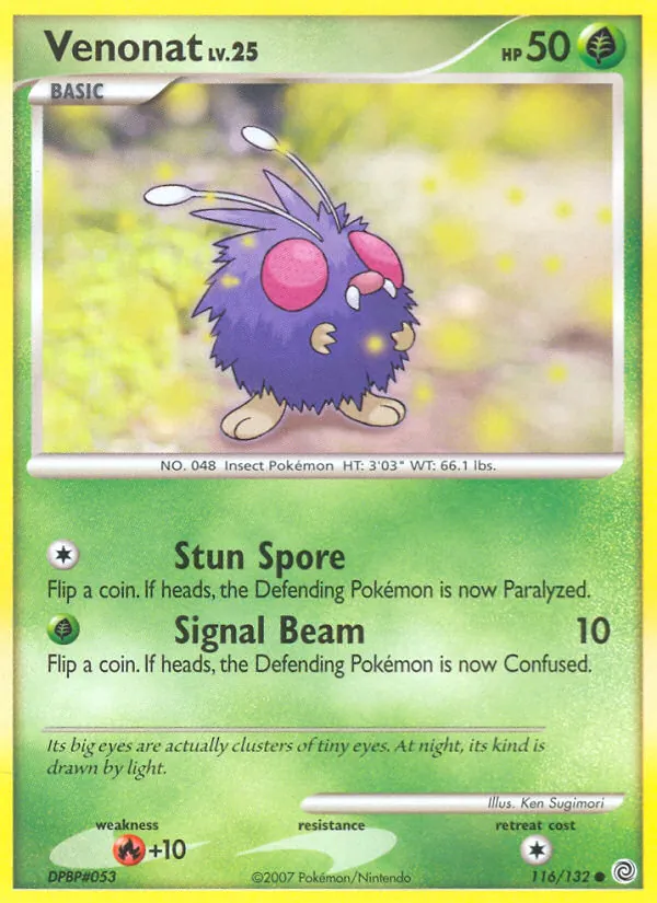 116 Venonat – Secret Wonders