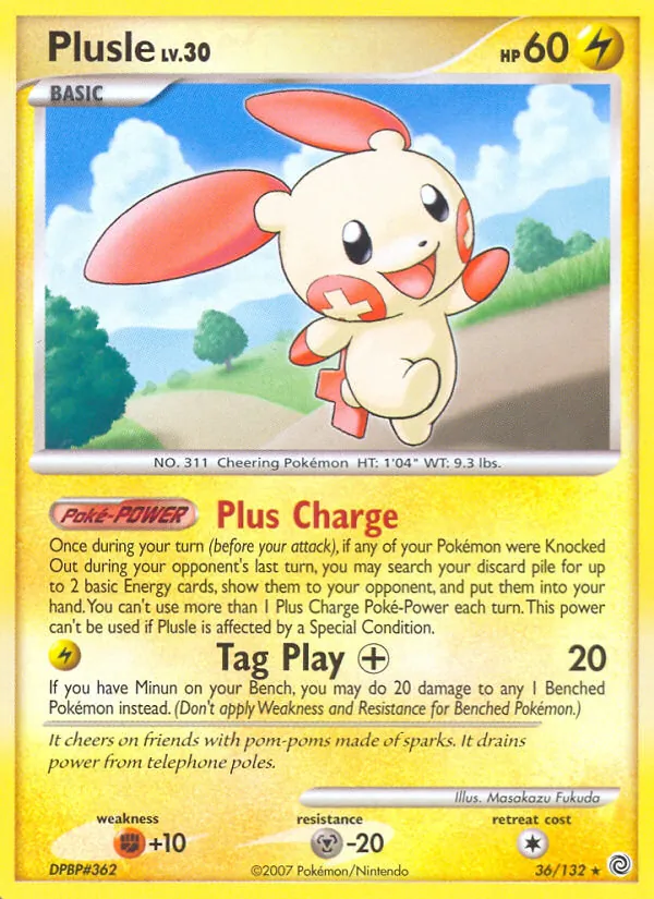36-RH Plusle – Secret Wonders