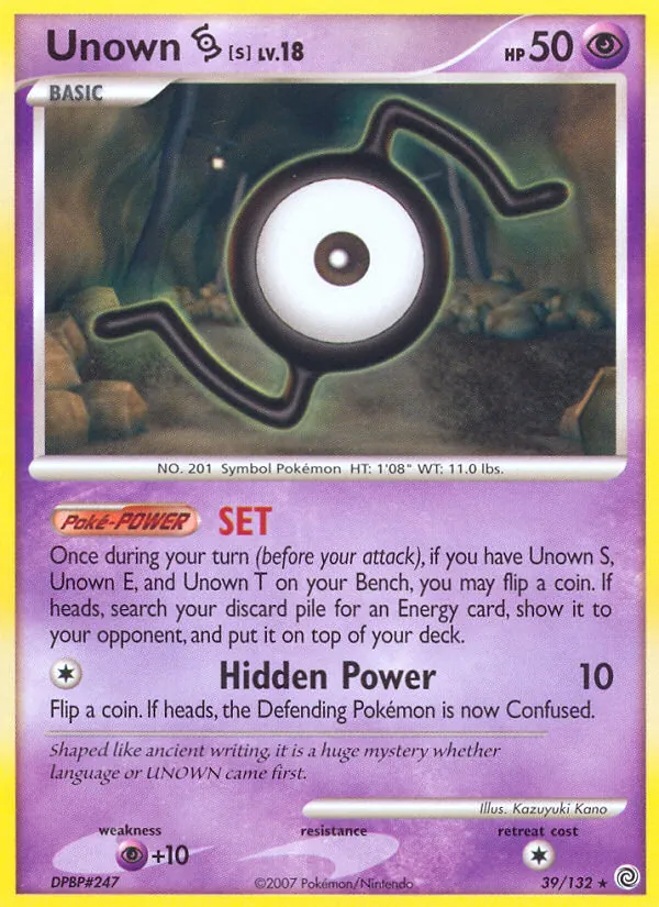 39-RH Unown S – Secret Wonders
