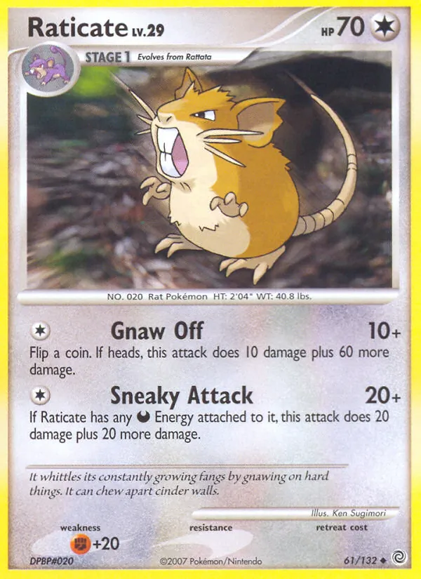 61-RH Raticate – Secret Wonders
