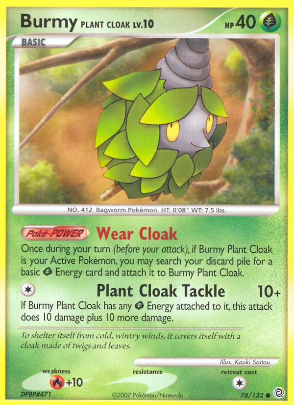 78-RH Burmy Plant Cloak – Secret Wonders
