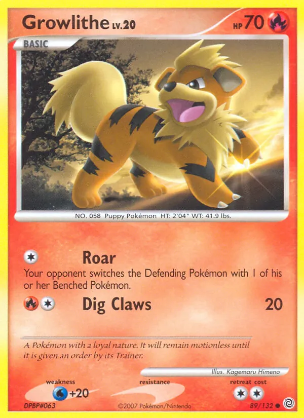 89-RH Growlithe – Secret Wonders