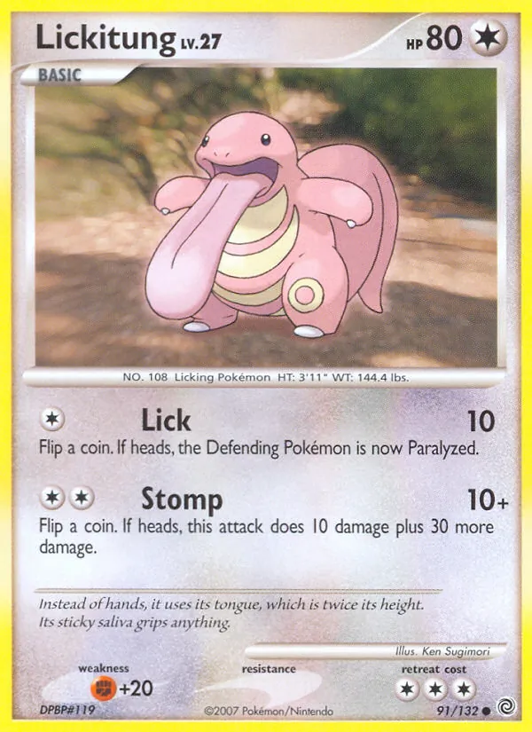 91-RH Lickitung – Secret Wonders