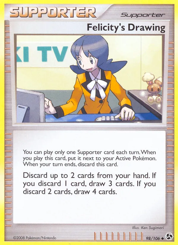 98-holo-league Felicity's Drawing (Holo, League) – Great Encounters