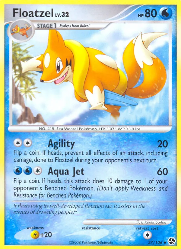 37-RH Floatzel – Great Encounters