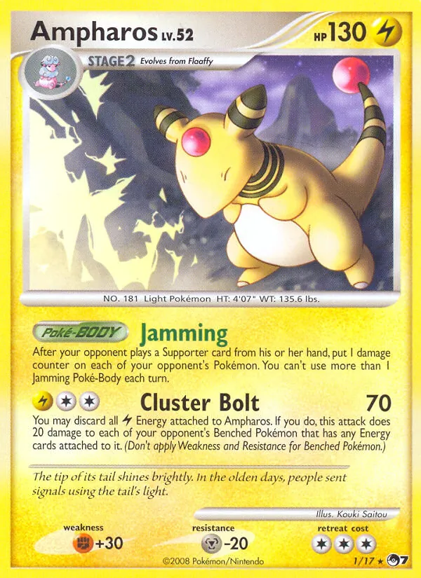 1-H Ampharos – POP Series 7