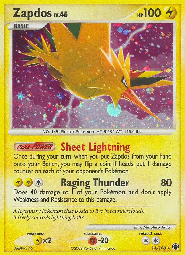 14 Zapdos – Majestic Dawn