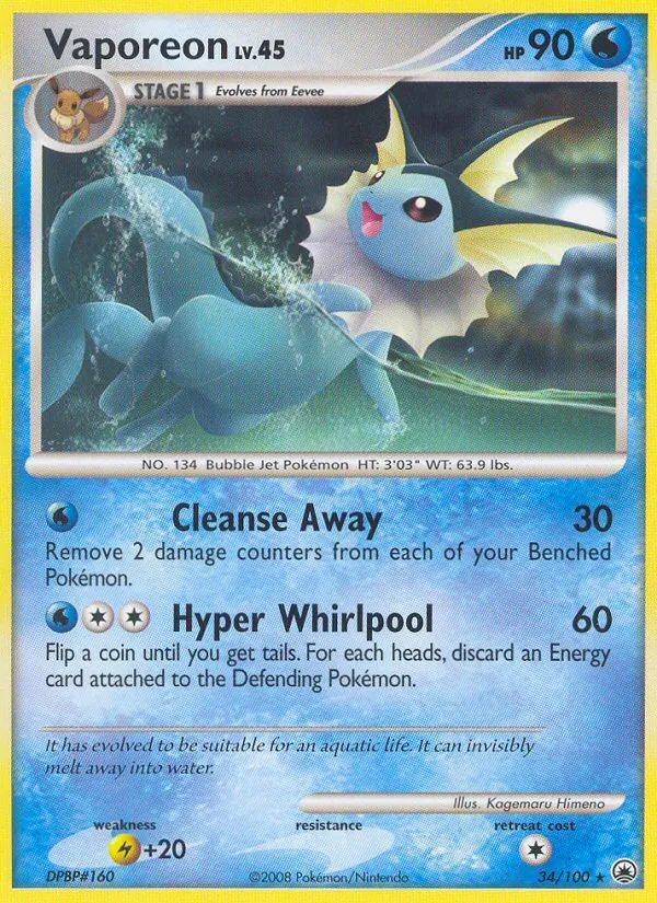 34 Vaporeon – Majestic Dawn