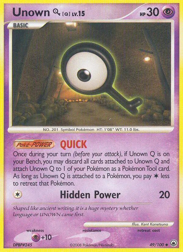 49 Unown Q – Majestic Dawn