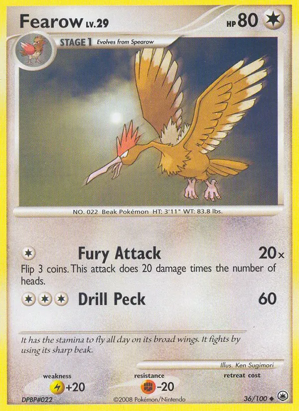 36-RH Fearow – Majestic Dawn