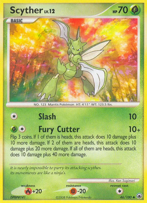 46-RH Scyther – Majestic Dawn