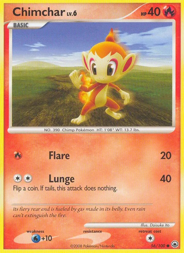 56-RH Chimchar – Majestic Dawn