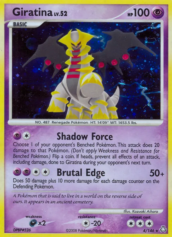 4-holo-platinum Giratina (Platinum stamp) – Legends Awakened