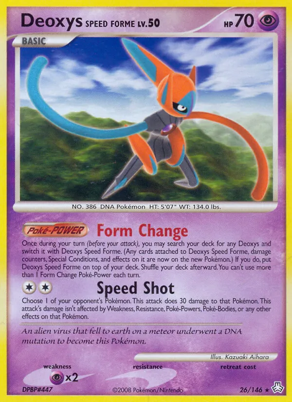 26 Deoxys Speed Forme – Legends Awakened