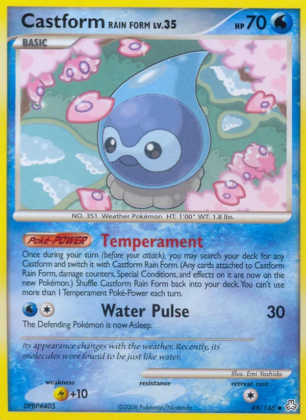 49 Castform Rain Form – Legends Awakened