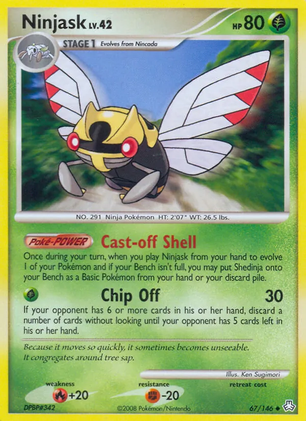 67 Ninjask – Legends Awakened