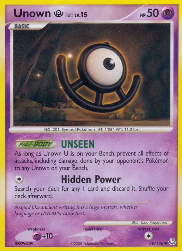 78 Unown U – Legends Awakened