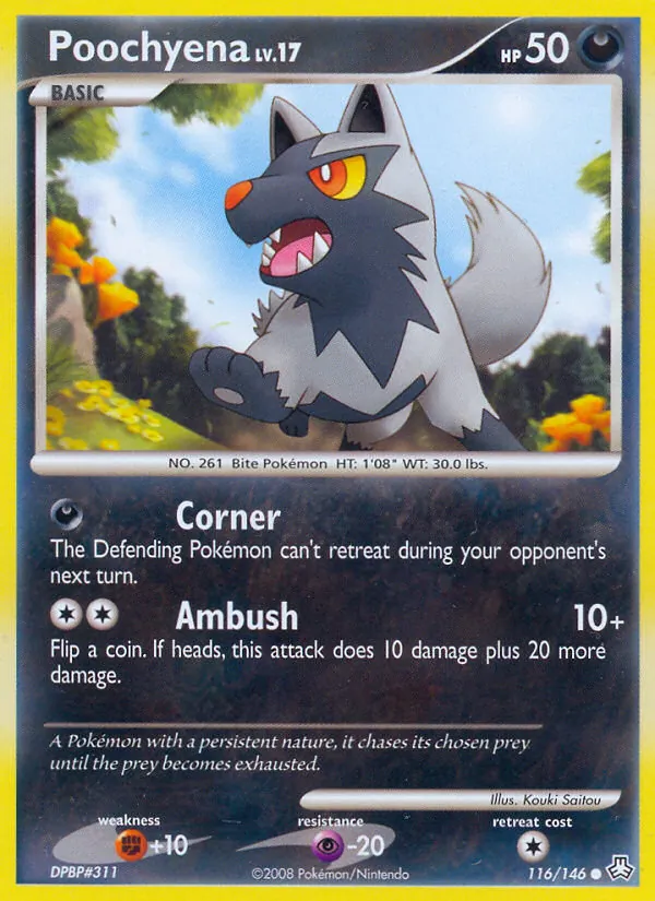 116-RH Poochyena – Legends Awakened