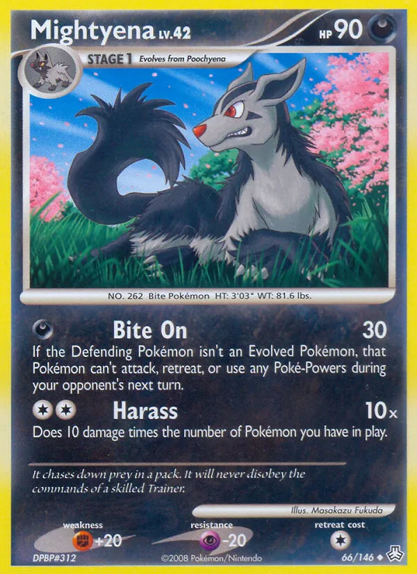 66-RH Mightyena – Legends Awakened