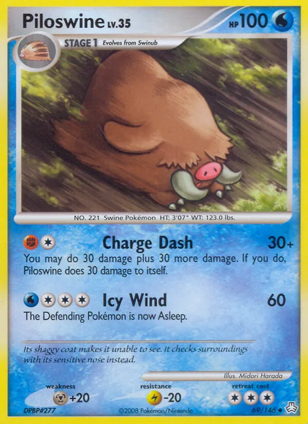 69-RH Piloswine – Legends Awakened