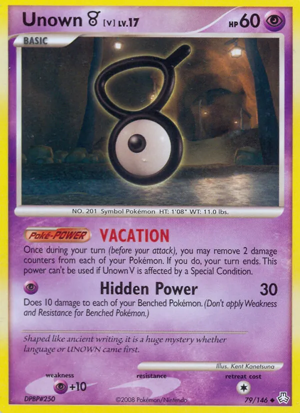 79-RH Unown V – Legends Awakened