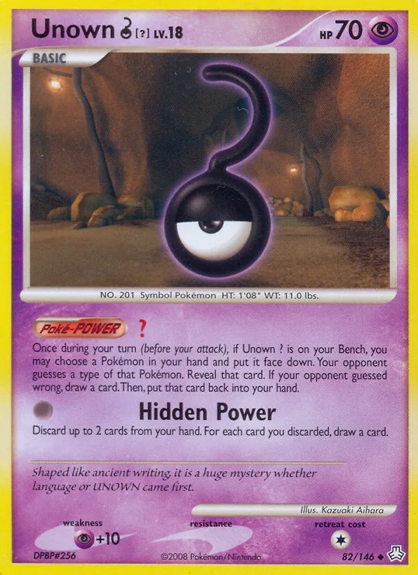 82-RH Unown ? – Legends Awakened