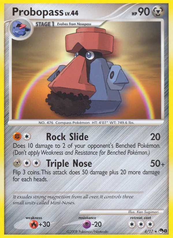 4-holo-cosmos Probopass (Holo, Cosmos Holo) – POP Series 8