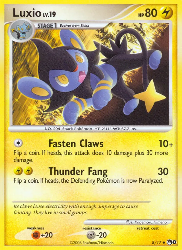 8-holo-crackedice Luxio (Holo, Cracked Ice Holo) – POP Series 8