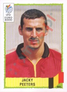 101 Jacky Peeters – UEFA Euro Belgium-Netherlands 2000 Panini