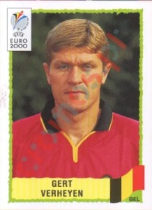 110 Gert Verheyen – UEFA Euro Belgium-Netherlands 2000 Panini