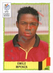 112 Emile Mpenza – UEFA Euro Belgium-Netherlands 2000 Panini