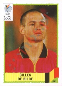 114 Gilles De Bilde – UEFA Euro Belgium-Netherlands 2000 Panini