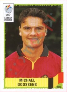 116 Michael Goossens – UEFA Euro Belgium-Netherlands 2000 Panini